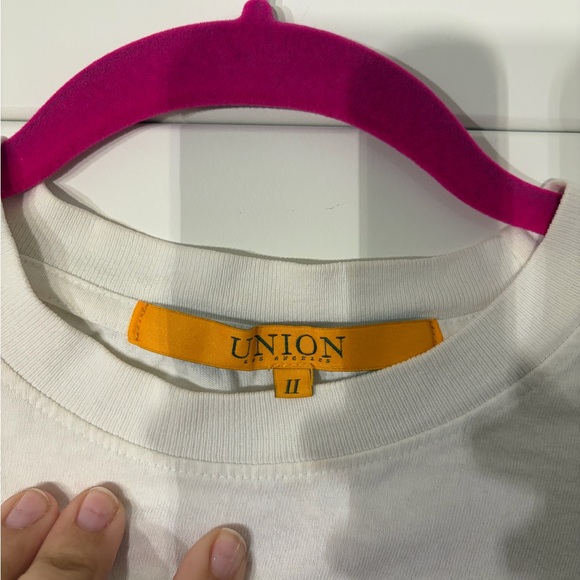 Union Botanicals White Crew Neck Tee - Picture 3 of 3